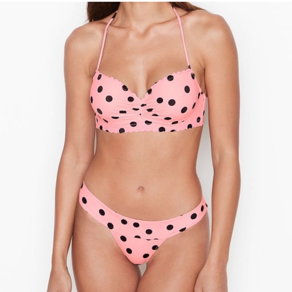 Victoria’s Secret 👙🍑 Peachy Dot Bikini Swim Suit Top